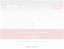Tablet Screenshot of magicmotorsport.com